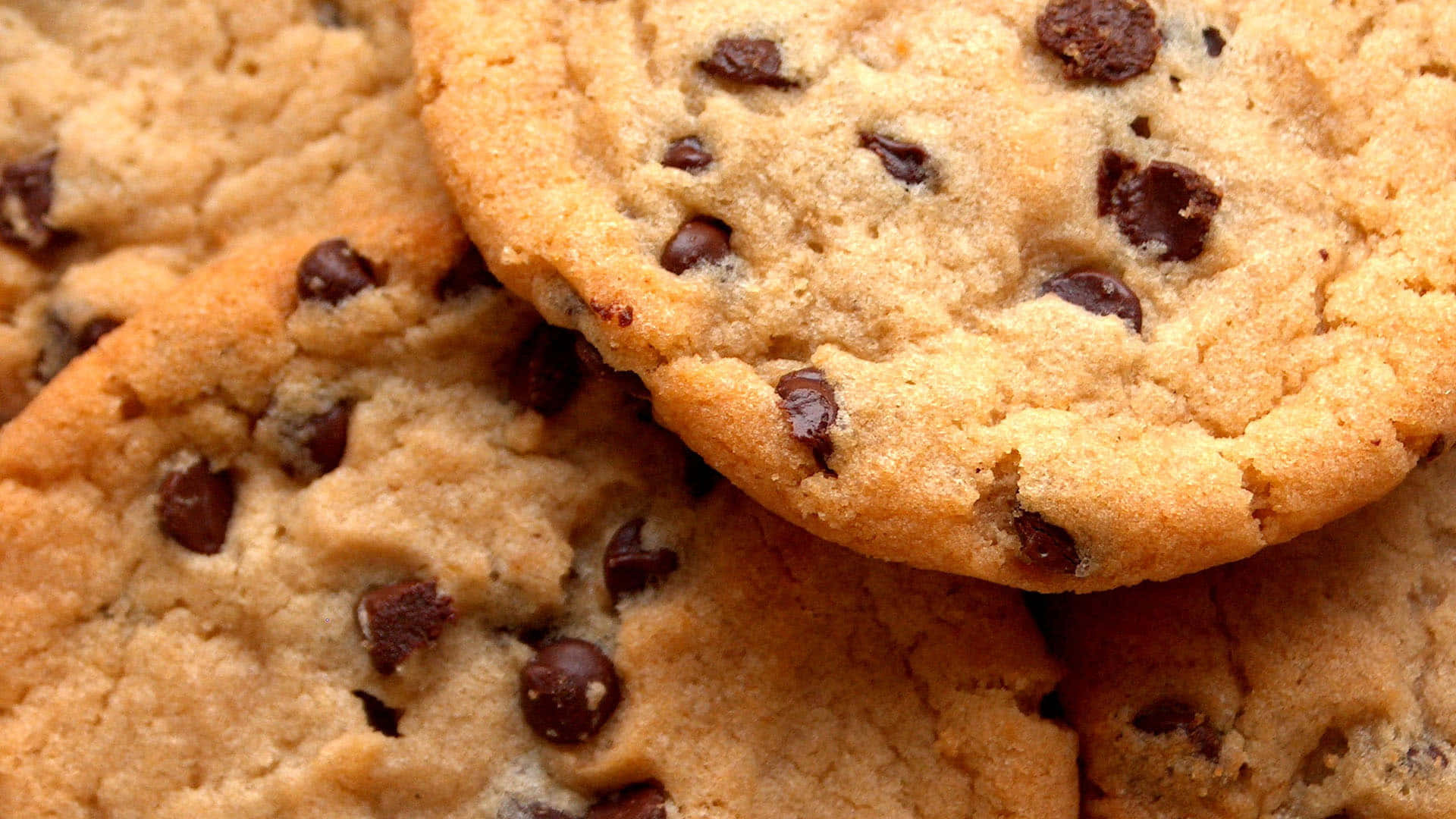 1920x1080 Cookies Background Chocolate Chip Cookies