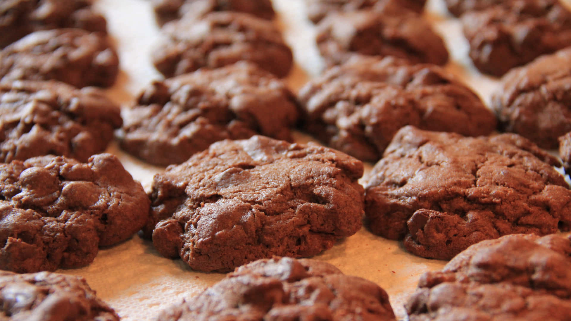 1920x1080sfondo Cookies Cioccolato Cookies Su Un Vassoio
