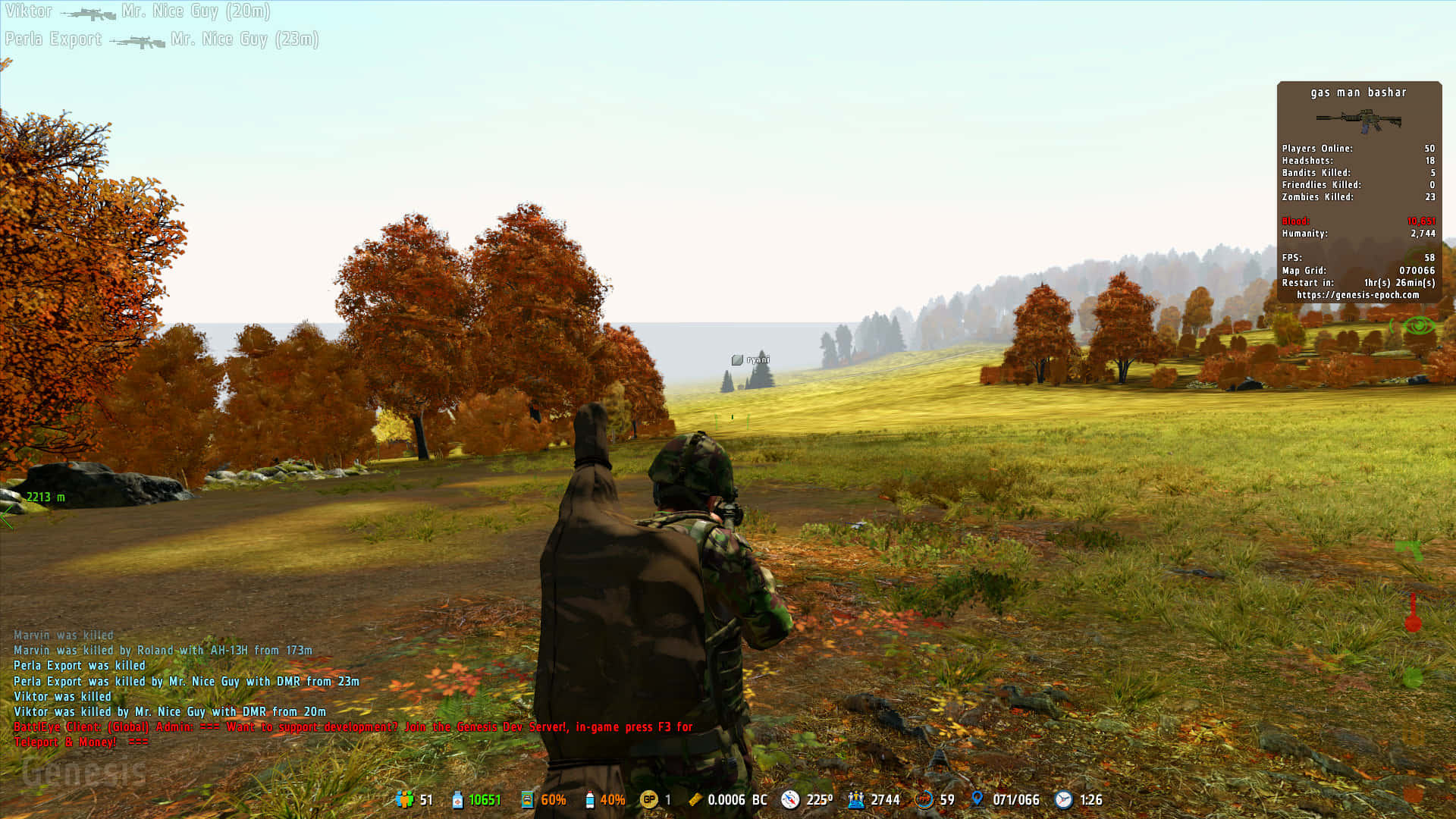 A Screenshot Of A Game With A Man In The Field