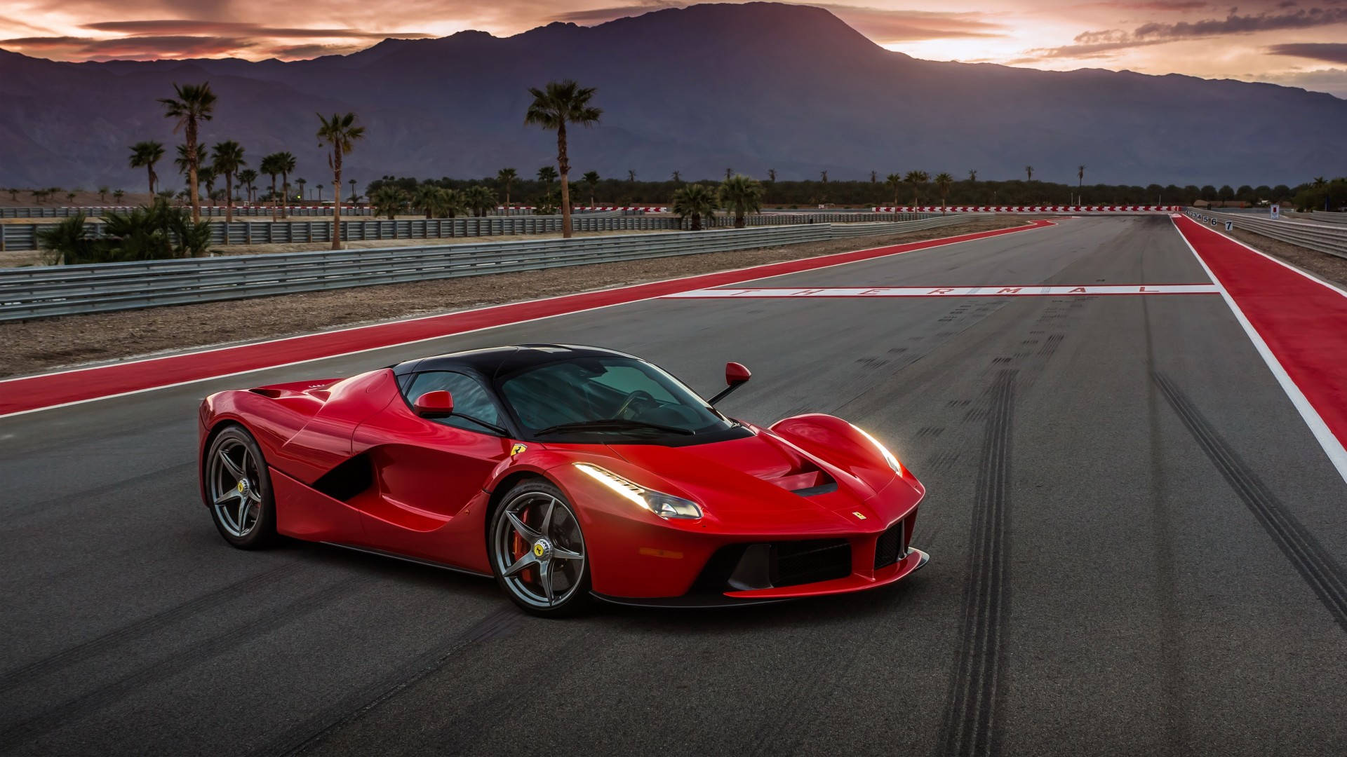 Red 2014 1920x1080 Ferrari Laferrari Wallpaper
