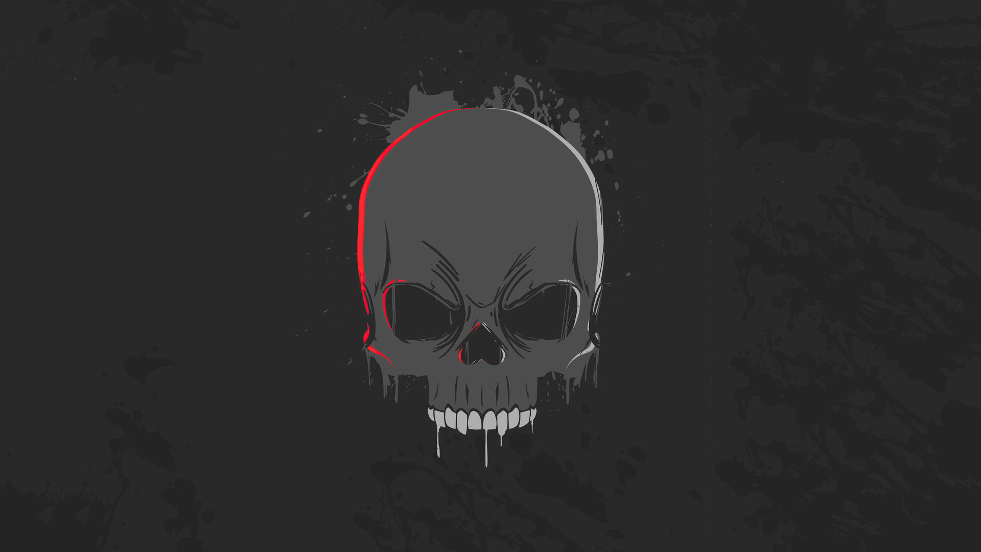 1920x1080 HD Dark Skull Wallpaper