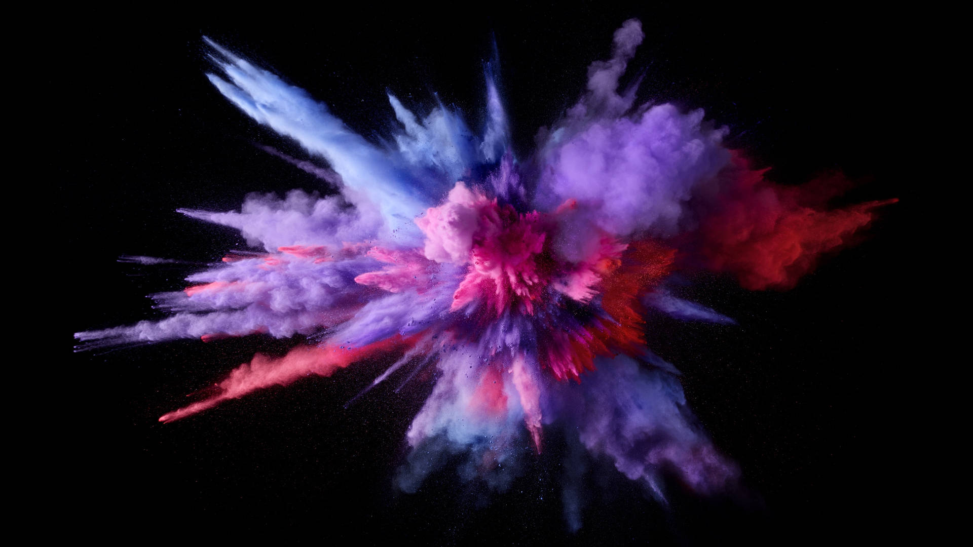 1920x1080 Hd Exploding Color Powders Background