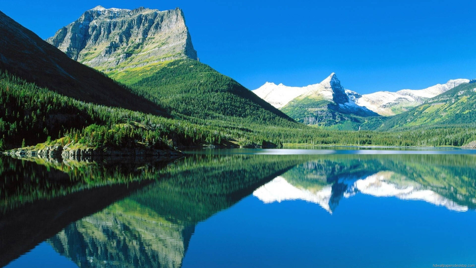1920x1080hd Naturaleza Lago De Montana Fondo de pantalla