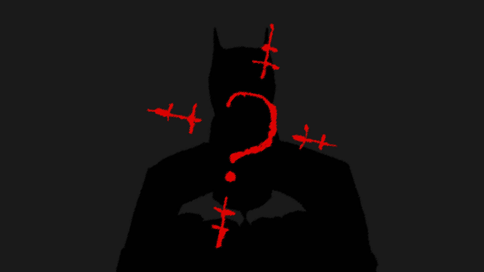 1920x1080 Hd Riddler's Symbols On Batman Wallpaper