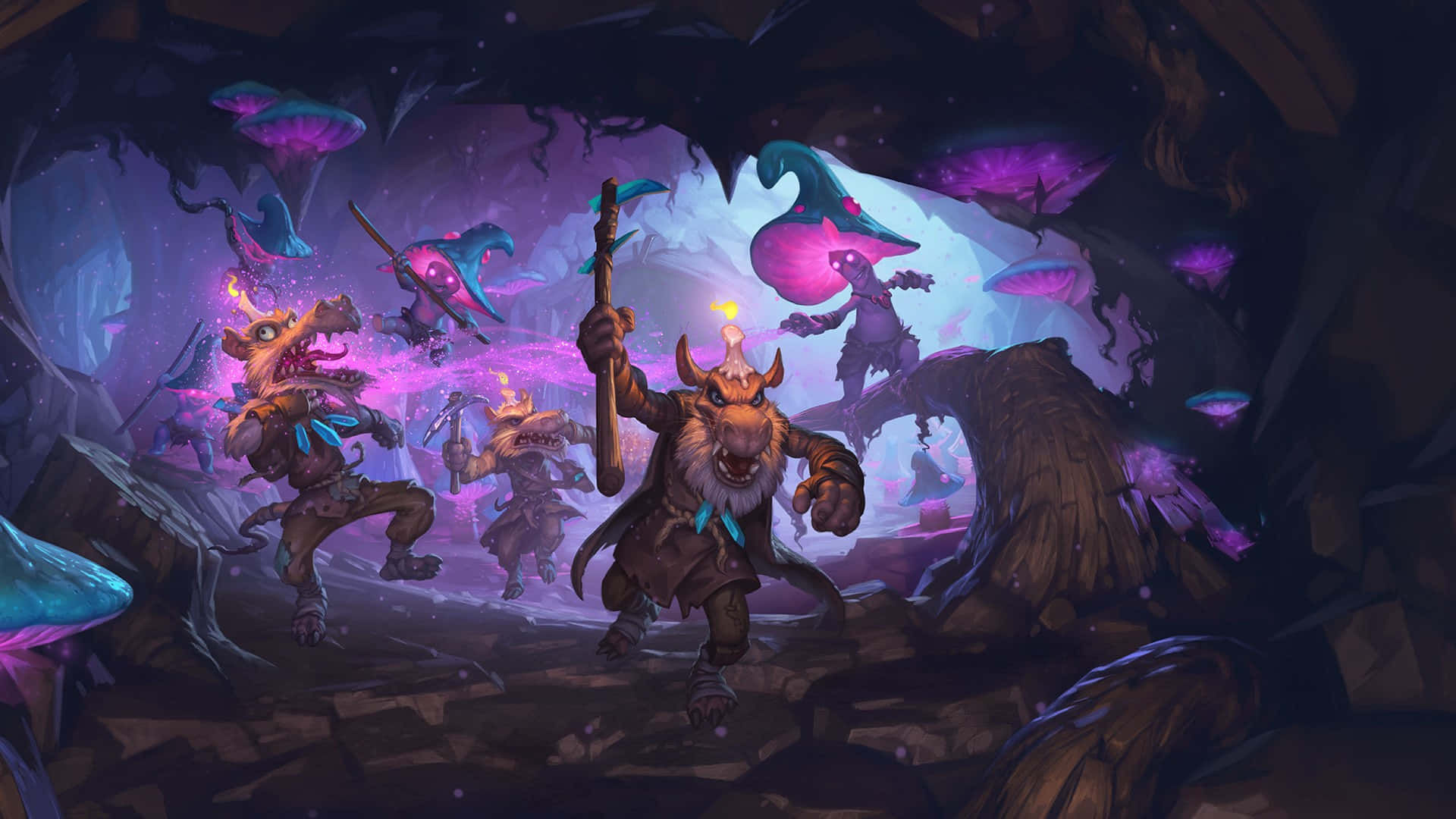 Enjoy the world of Blizzard's Hearthstone with this amazing background