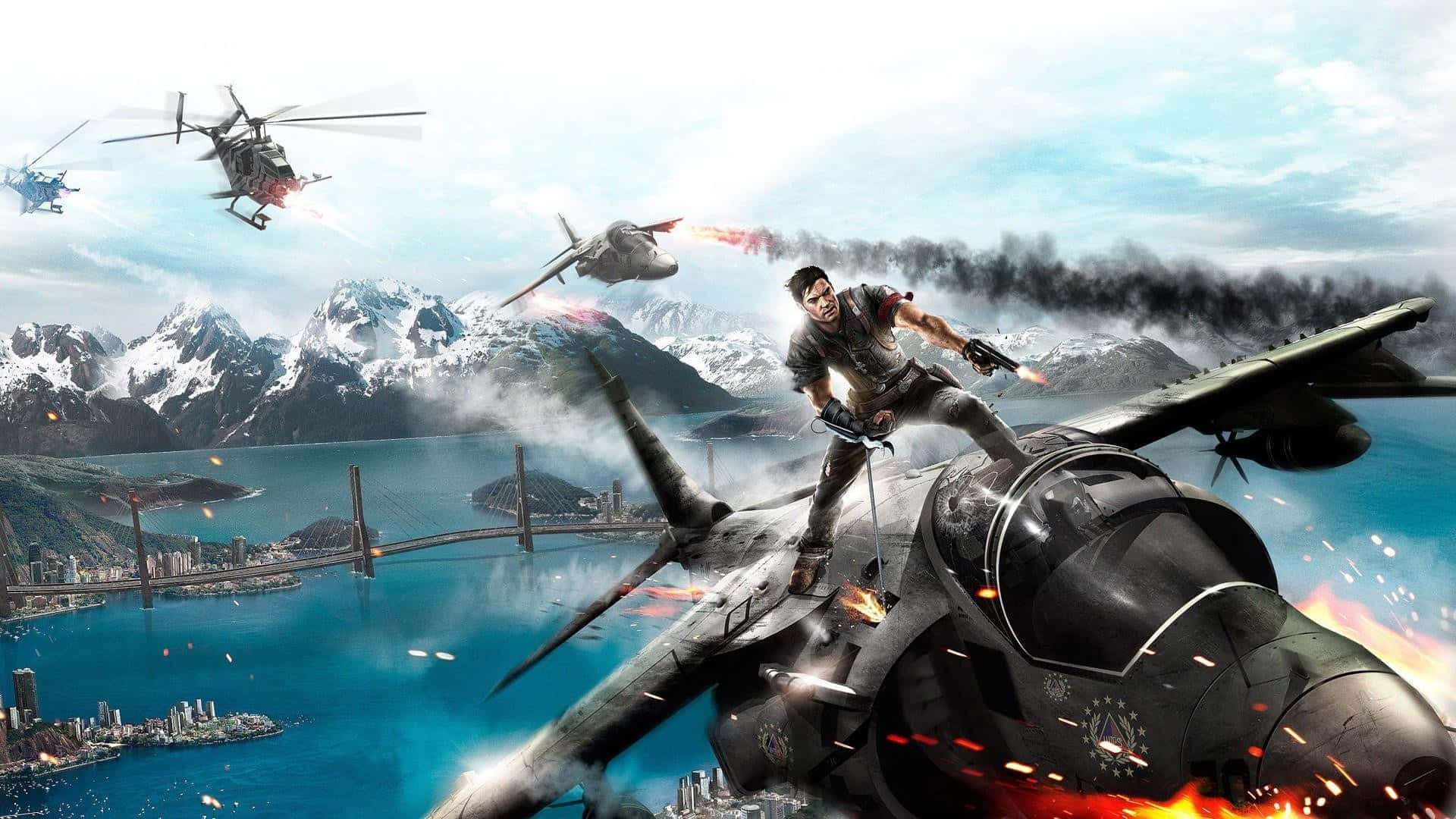 1920x1080 Just Cause 4 Background Riding Aircraft