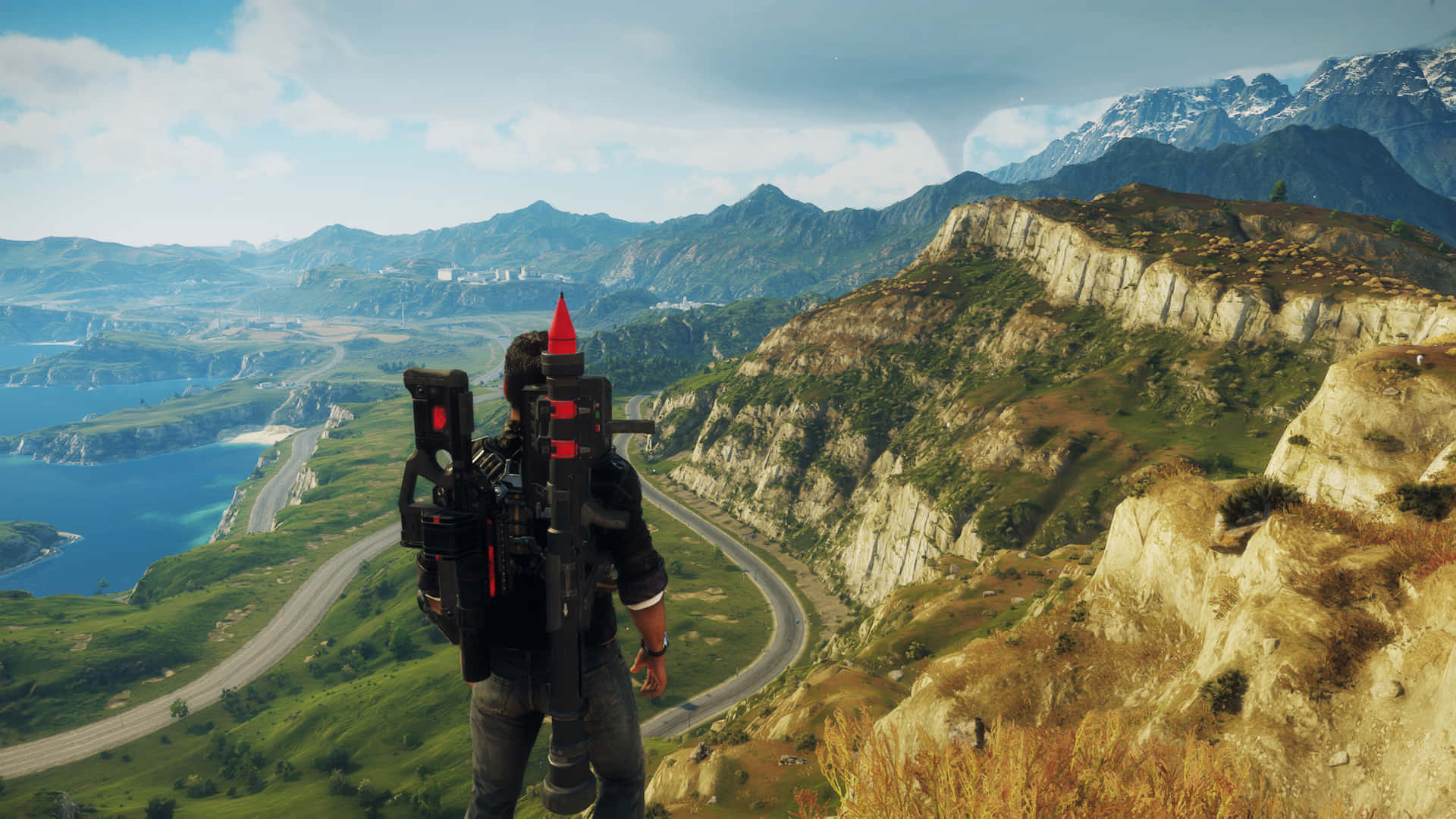 1920x1080 Just Cause 4 Background Long Roads