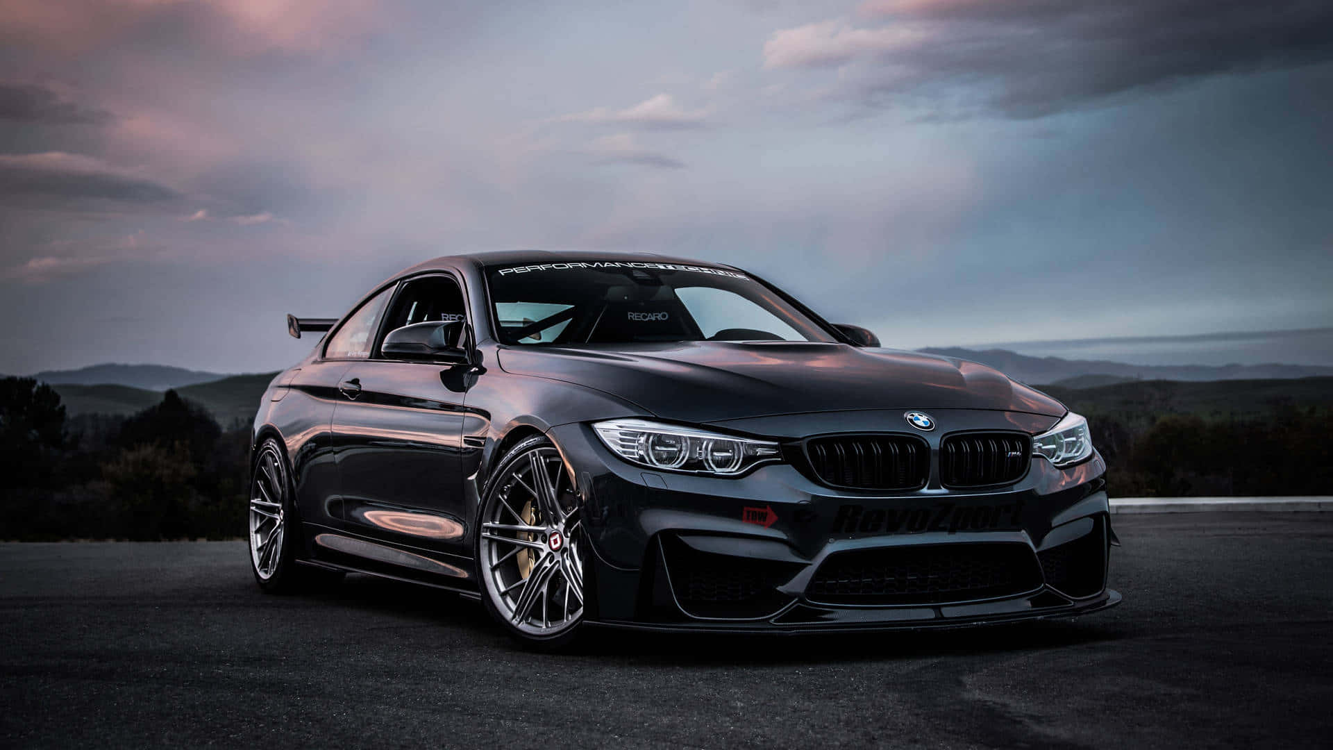 Black 2016 BMW M4 GTS 1920x1080 M Series Background
