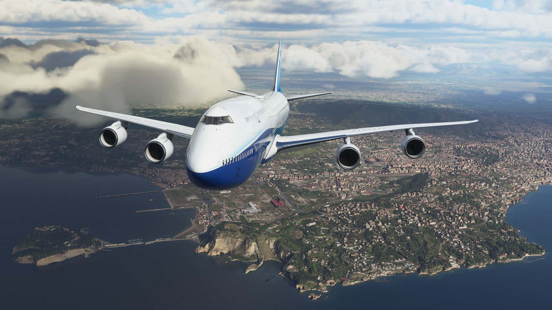 Dievirtuellen Weiten Des Himmels Mit Dem Microsoft Flight Simulator Genießen