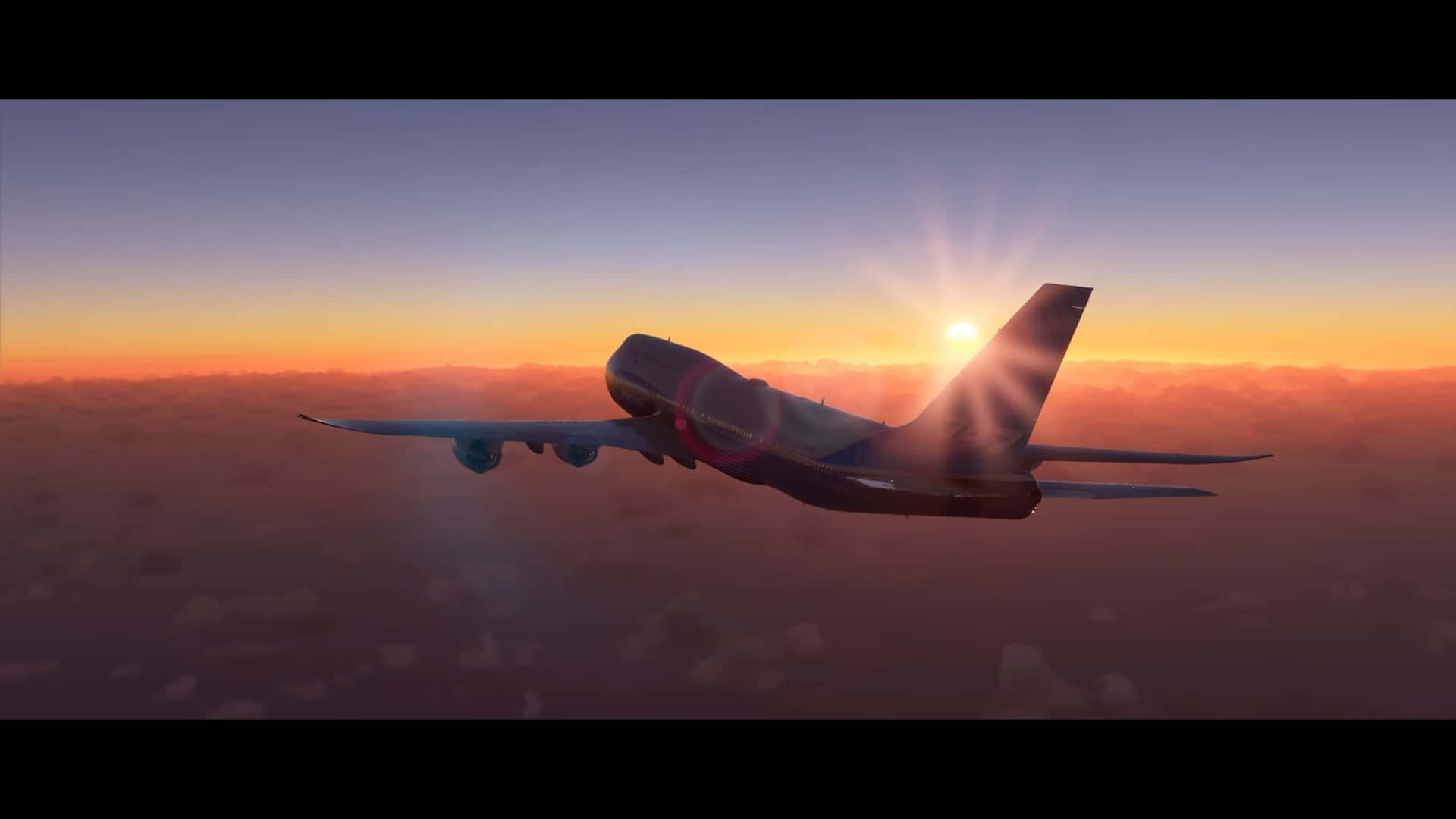 Schwebensie Durch Die Lüfte Mit Dem Microsoft Flight Simulator.