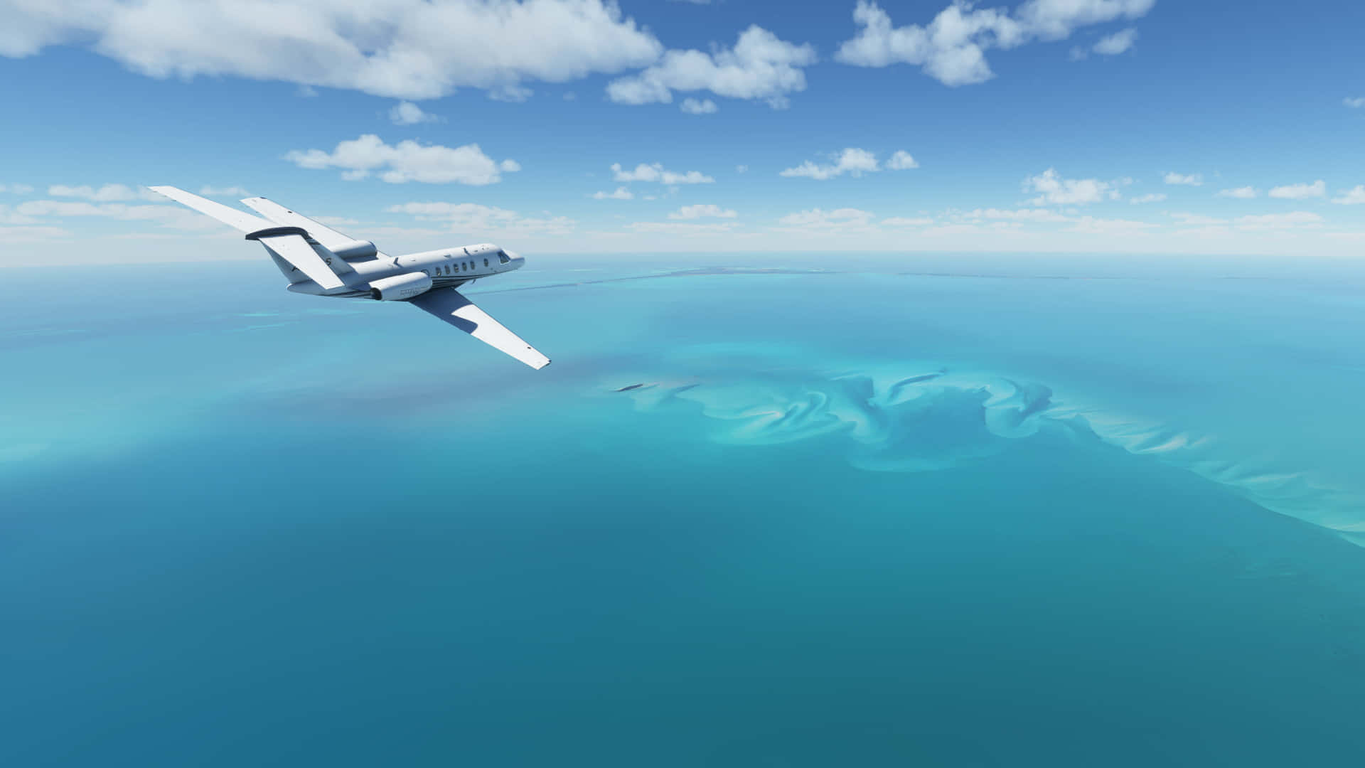 Erlebeden Nervenkitzel Des Fliegens Mit Microsoft Flight Simulator.