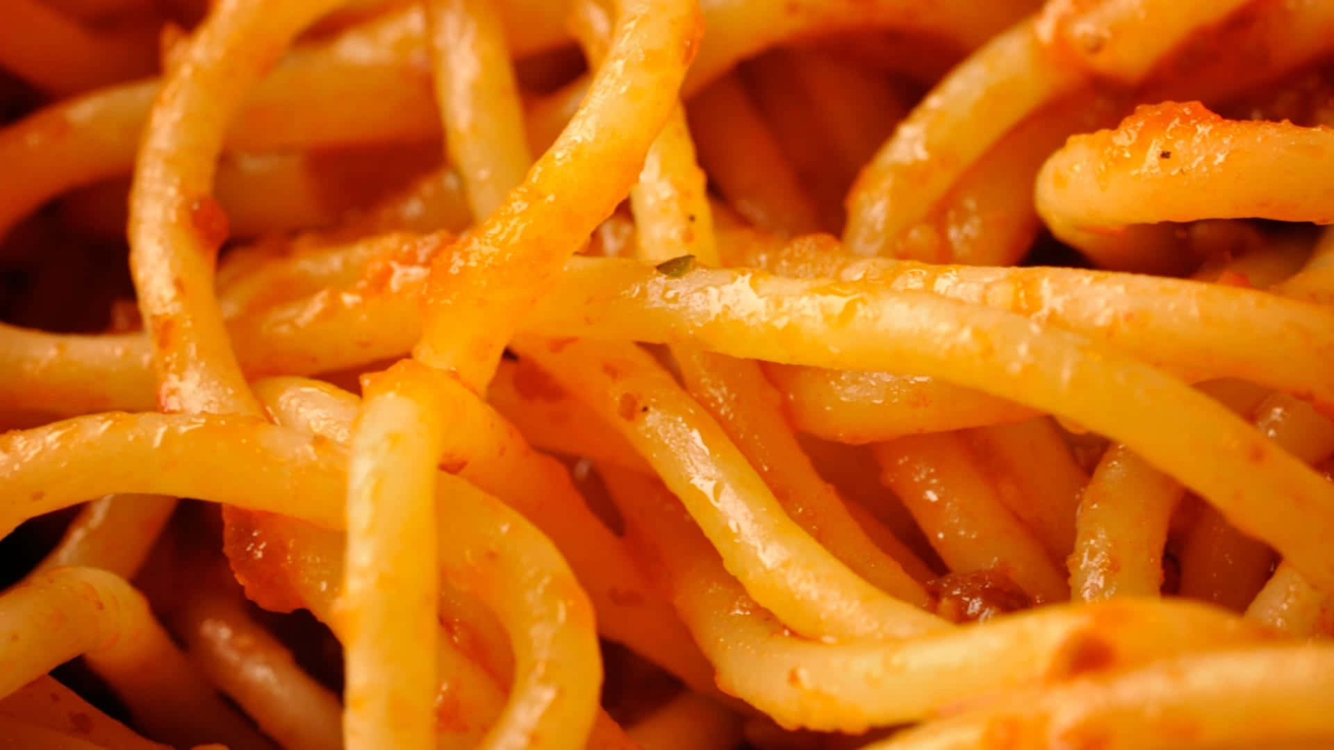 Close Up Spaghetti With Tomato Sauce 1920x1080 Pasta Background