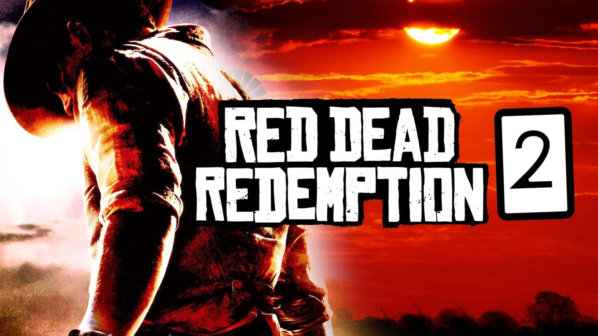 Landskapsaffischdesign1920x1080 Red Dead Redemption 2 Bakgrundsbild.