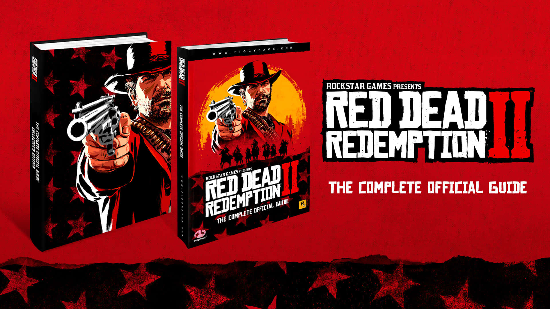 Plantillade Póster Manual 1920x1080 Fondo De Red Dead Redemption 2 En Tono Rojo.