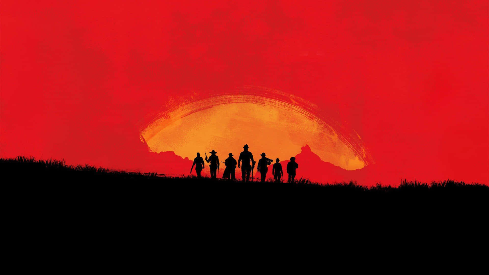 Taen Resa In I Det Vilda Västern Med Red Dead Redemption 2 Som Dator- Eller Mobilbakgrund.