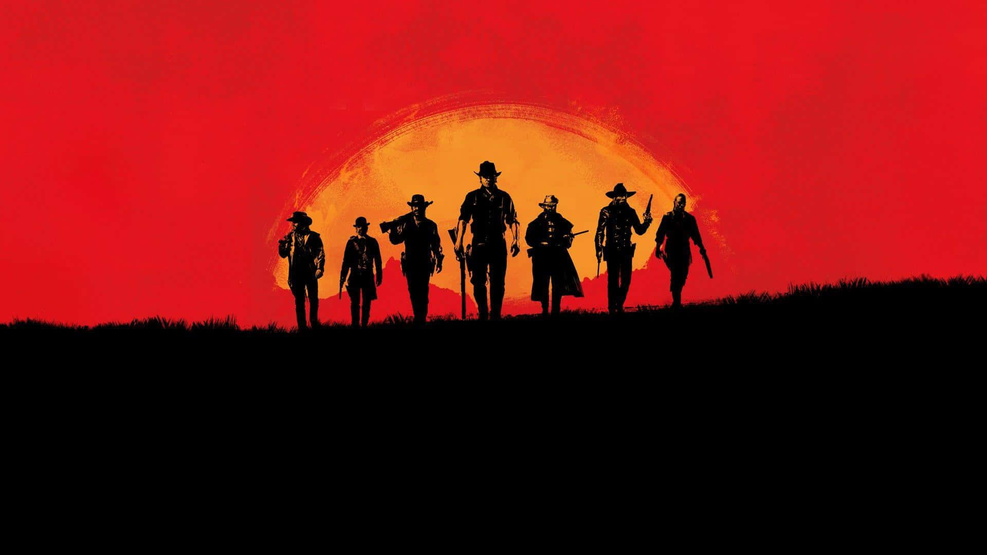 Karaktärerlandskap Format 1920x1080 Red Dead Redemption 2 Bakgrund.