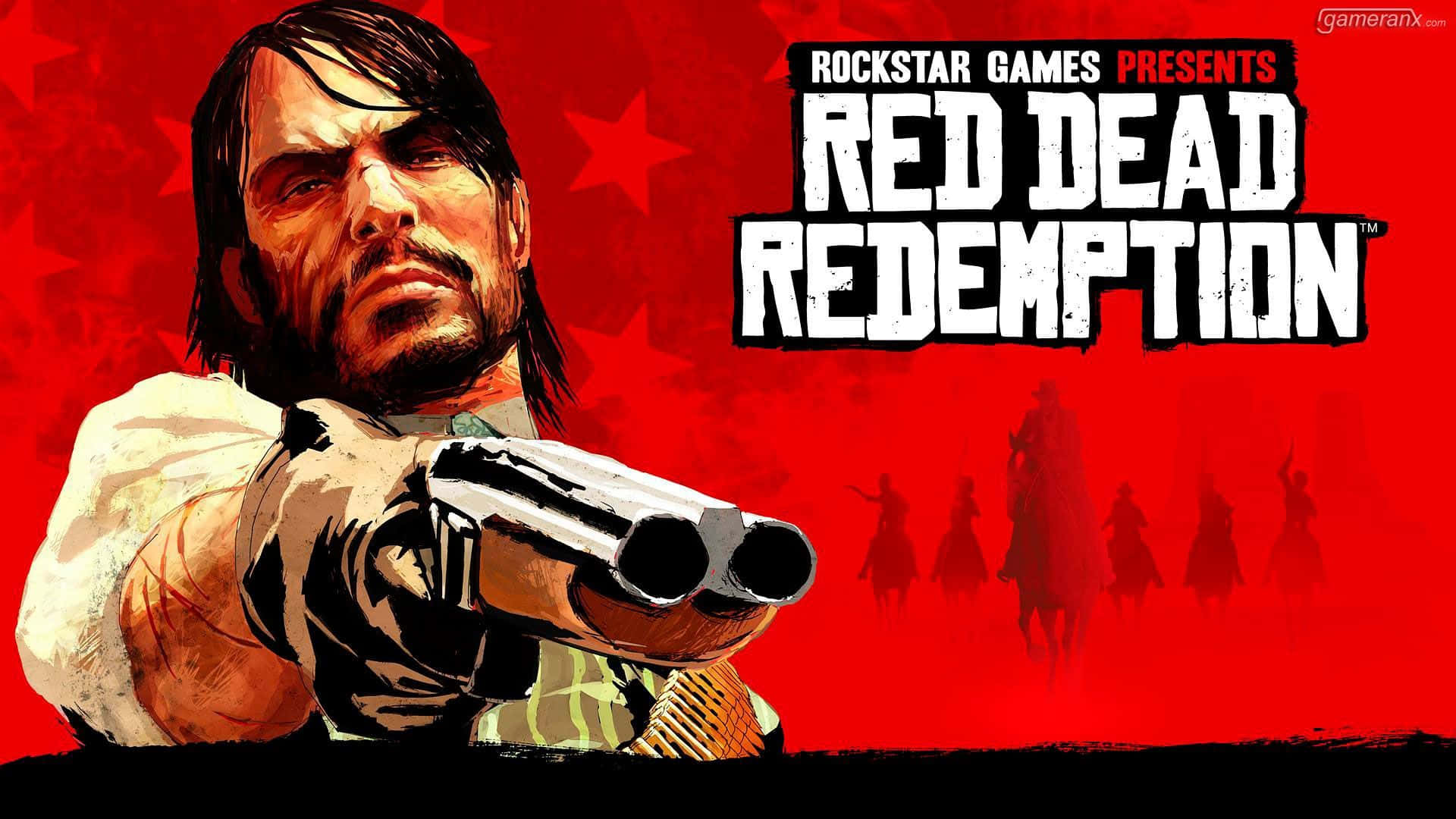 Shotgun Poster Design 1920x1080 Red Dead Redemption 2 Background