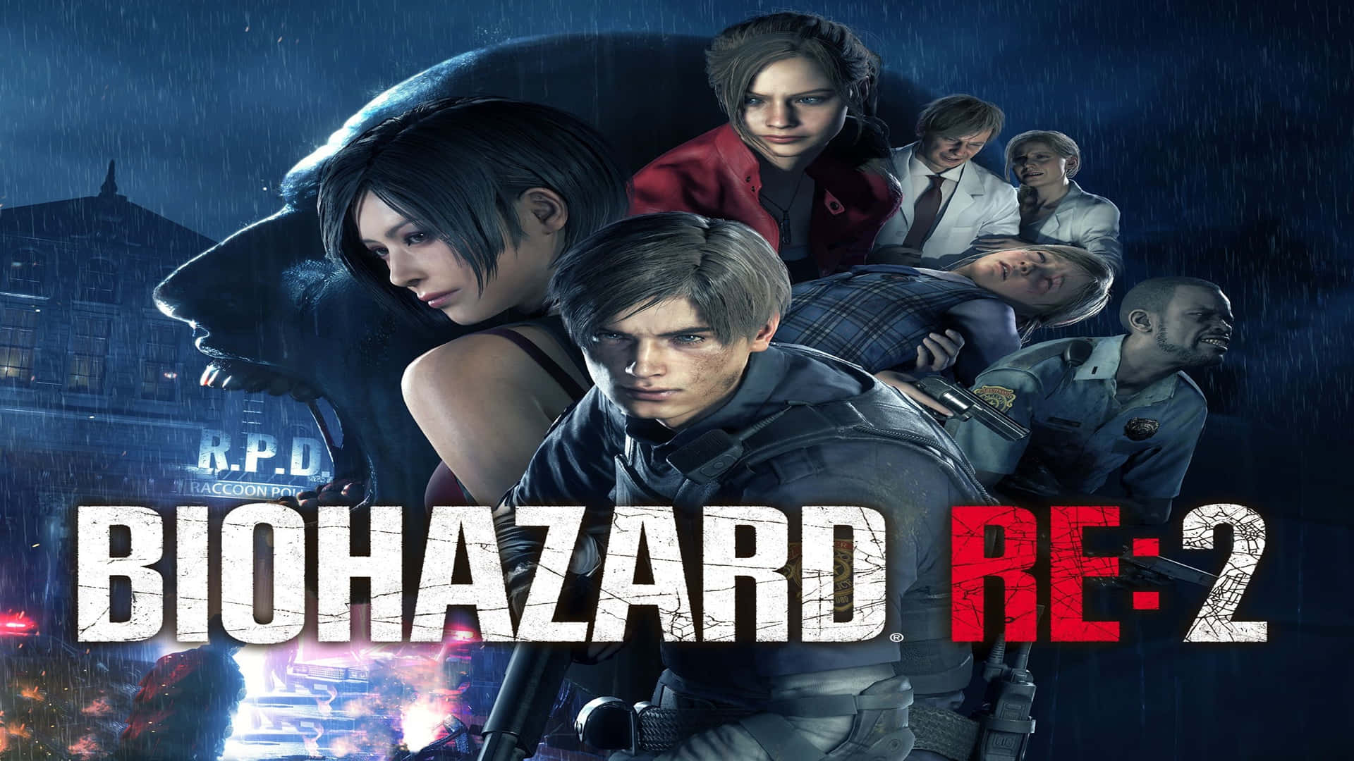 Leons. Kennedy Enfrentando A Los No Muertos En Resident Evil 2