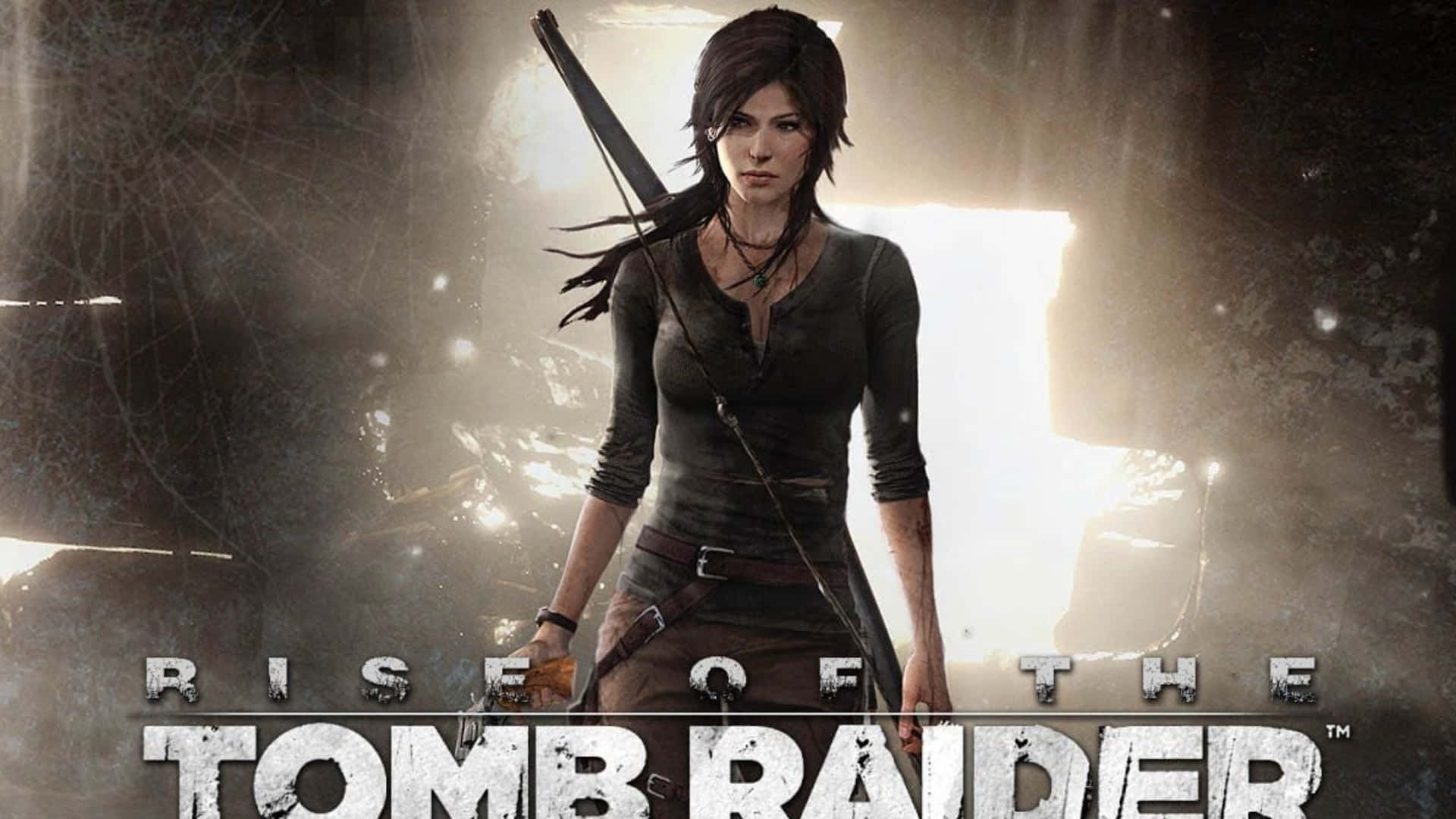 Lara Croft Banner Design 1920x1080 Rise Of The Tomb Raider Background