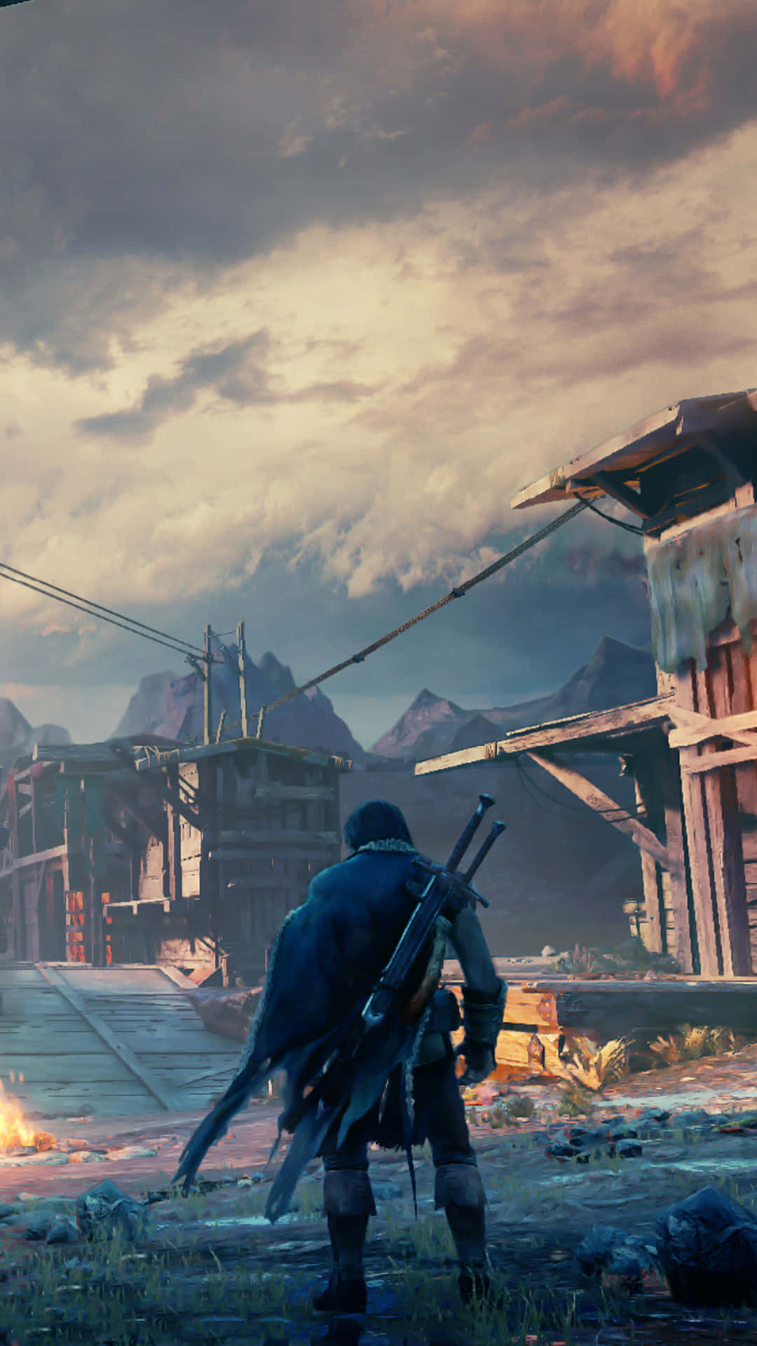 Immerse yourself in Middle Earth with the Shadow Of Mordor background.