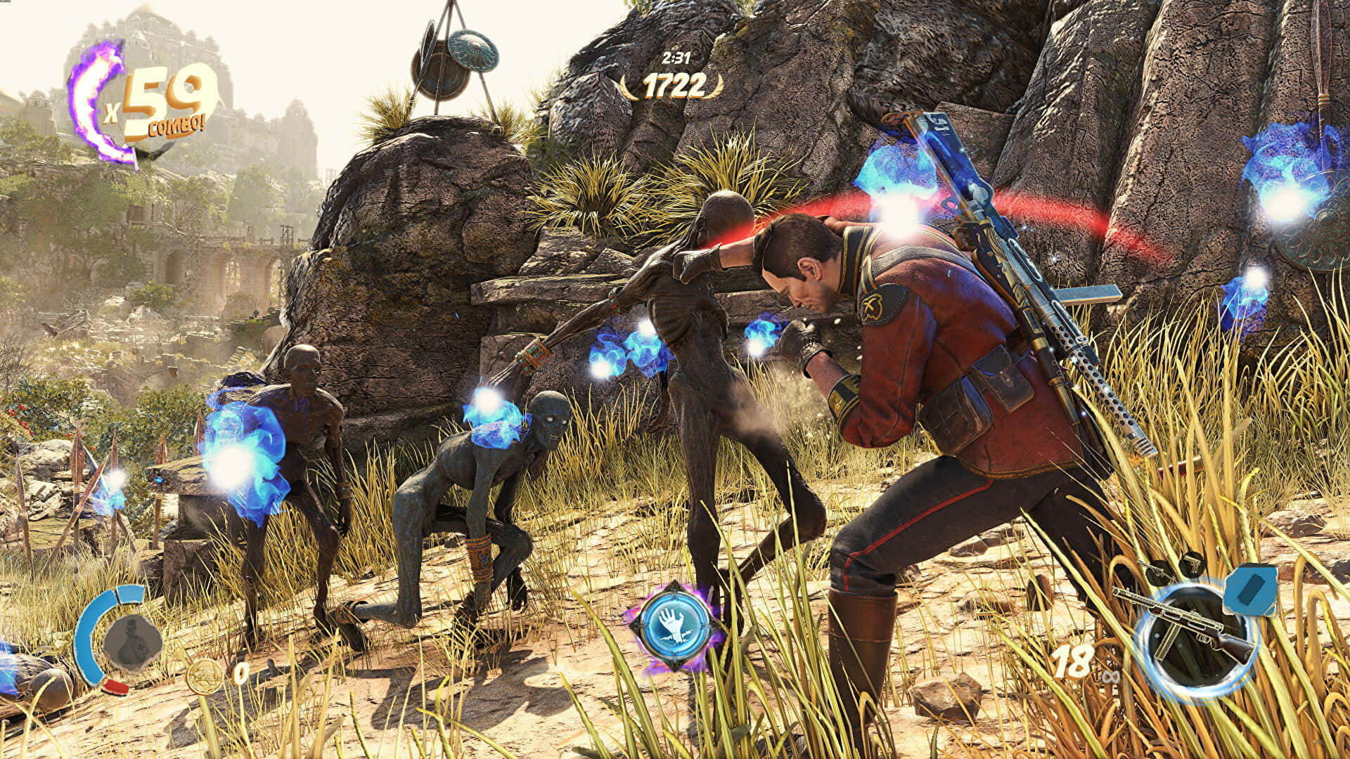 A Screenshot Of A Game With Several People In It