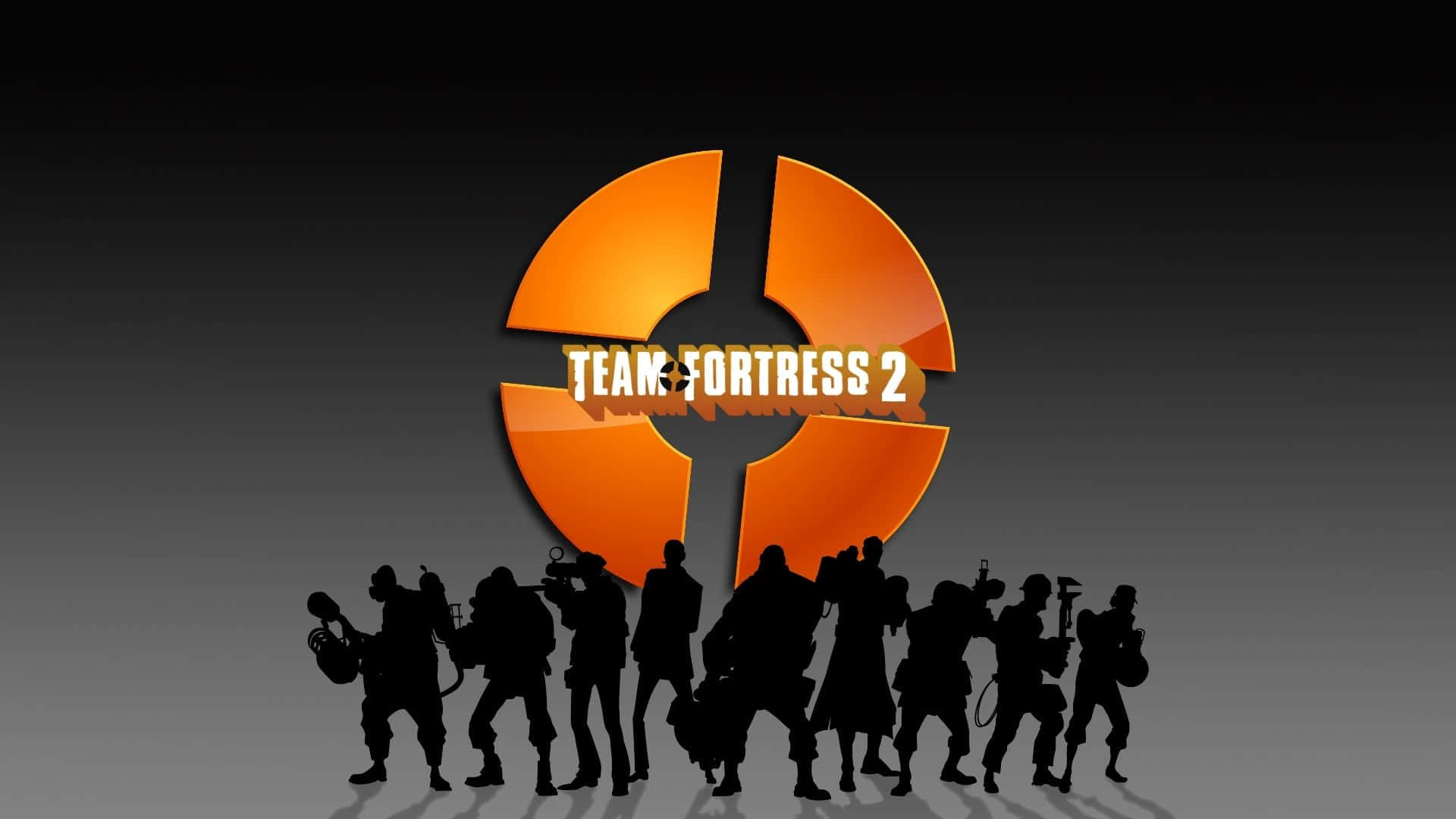 Sfondocon Il Logo Di Team Fortress 2