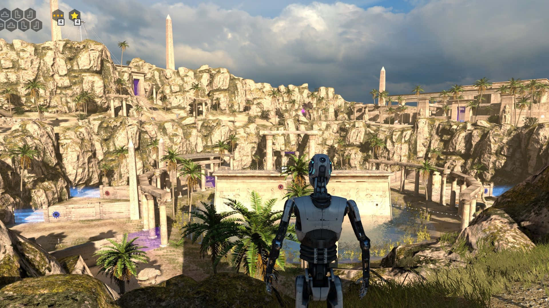 Solve puzzles and explore your journey in The Talos Principle