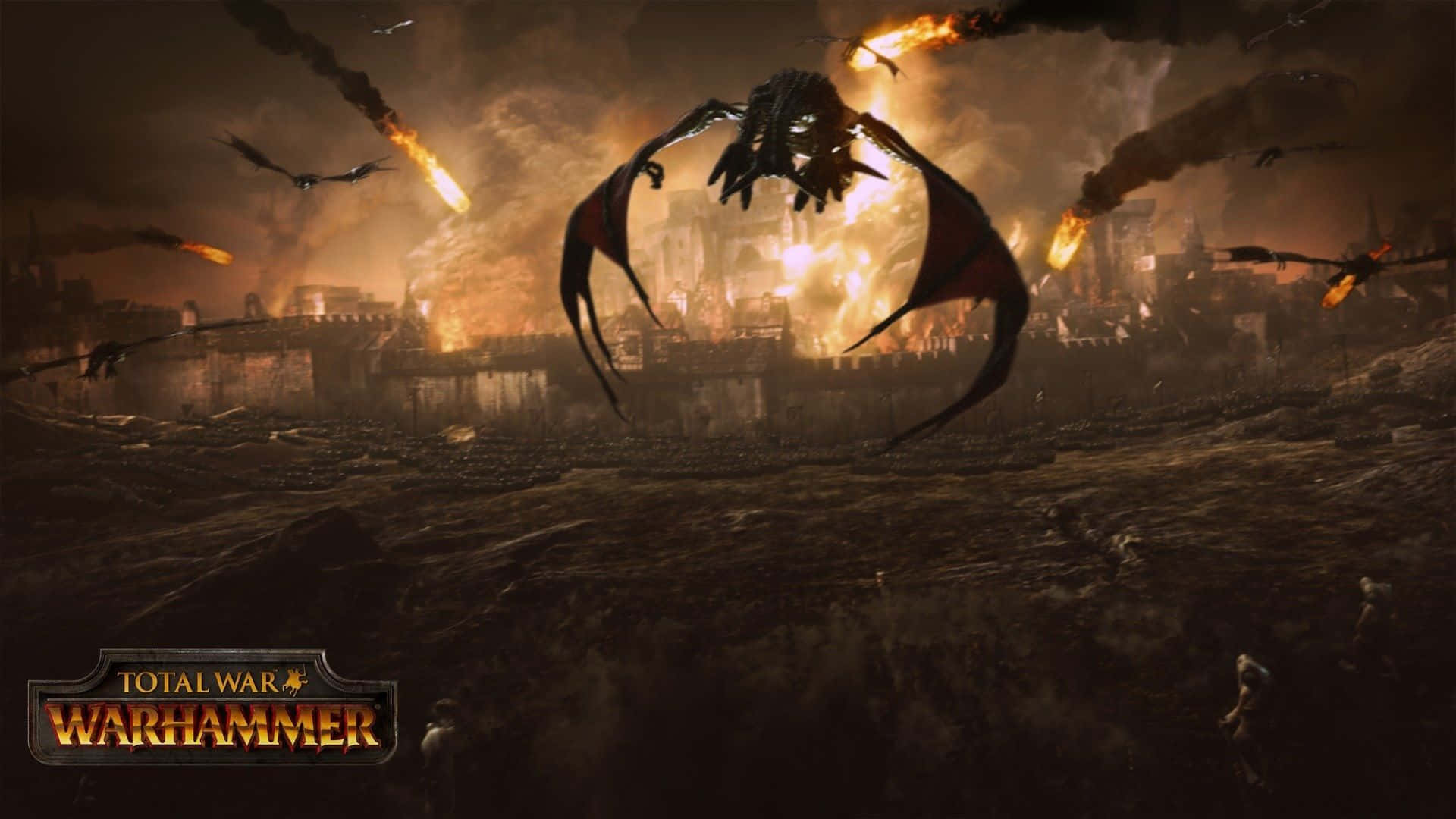 Fliegendesungeheuer 1920x1080 Hintergrundbild Für Total War Warhammer