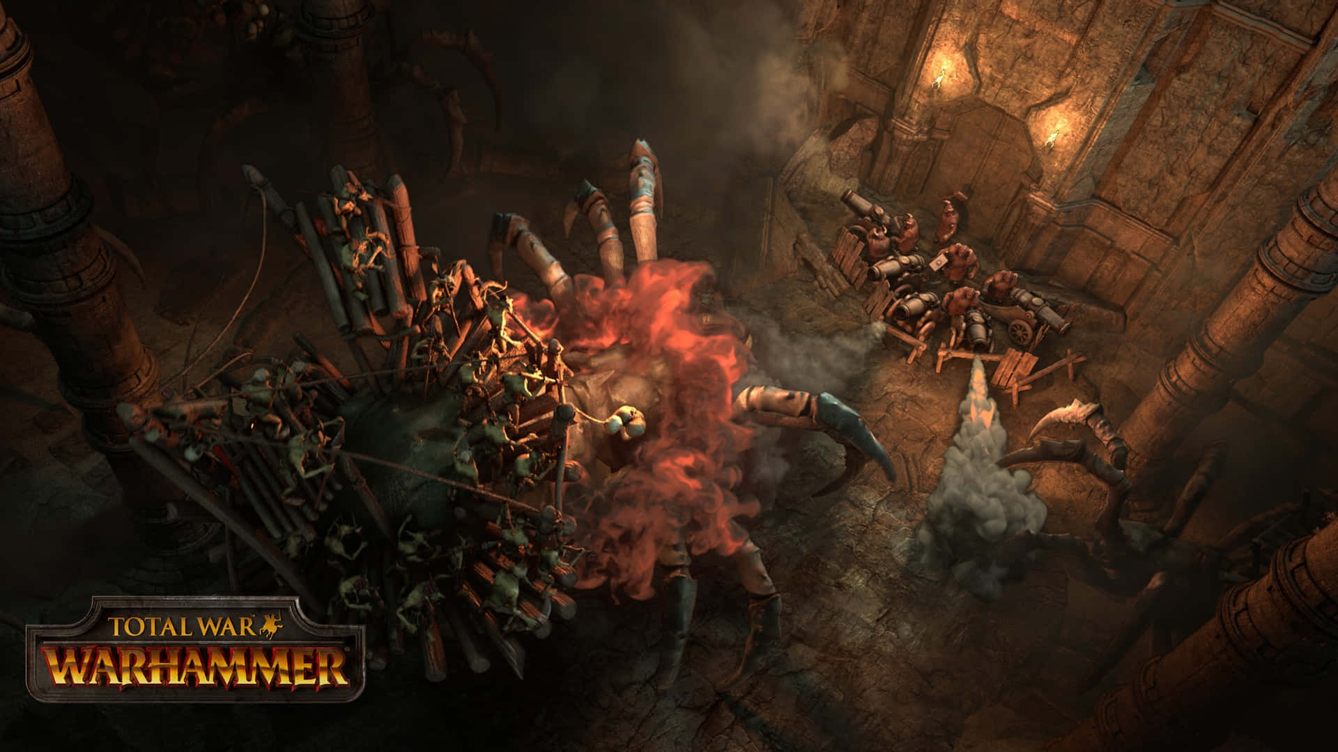 Arachnarokspinennest 1920x1080 Hintergrundbild Für Total War Warhammer