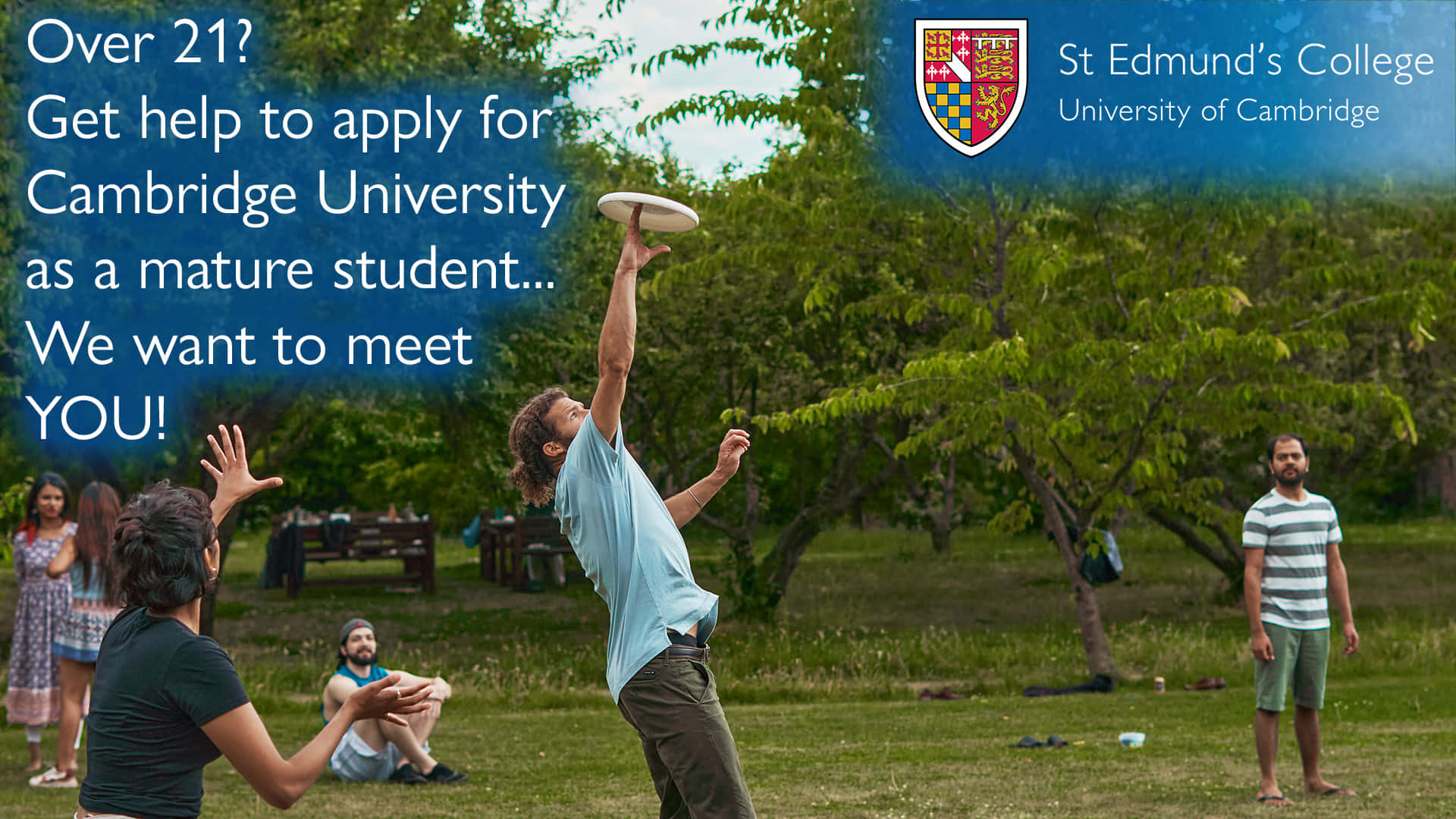 St. Edmund's College 1920x1080 Ultimate Frisbee Background Poster