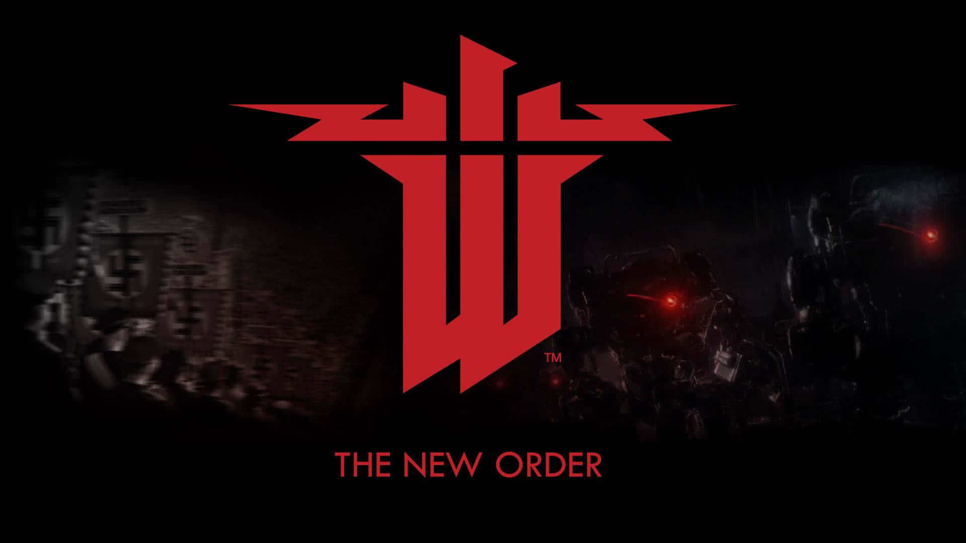 The New Order Logo With Red Lights