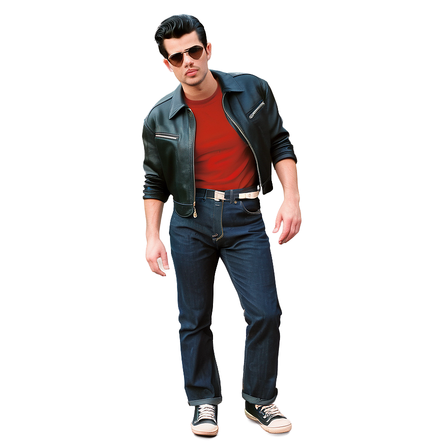 1950s Greaser Fashion Styles Png 35 PNG