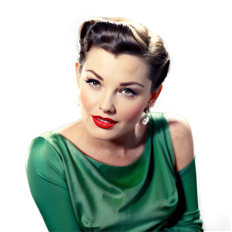 1950s Hollywood Glamour Portraits Png 43 PNG