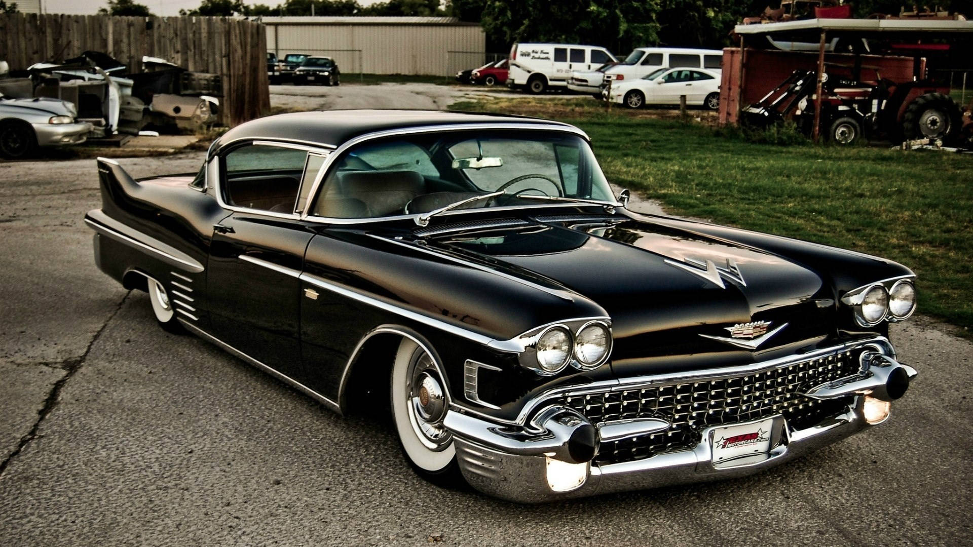 1958 Black Cadillac From Iphone
