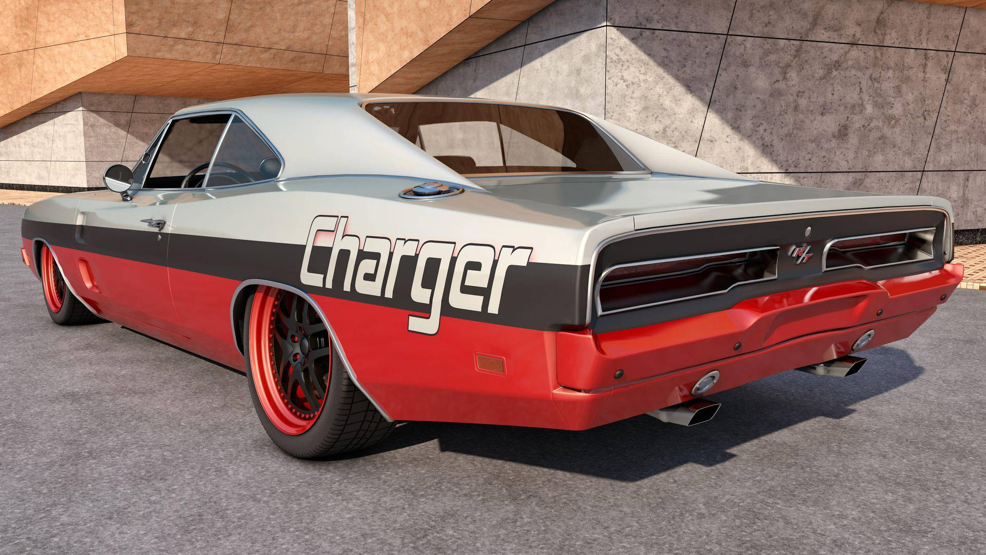 1969 Dodge Charger Rear