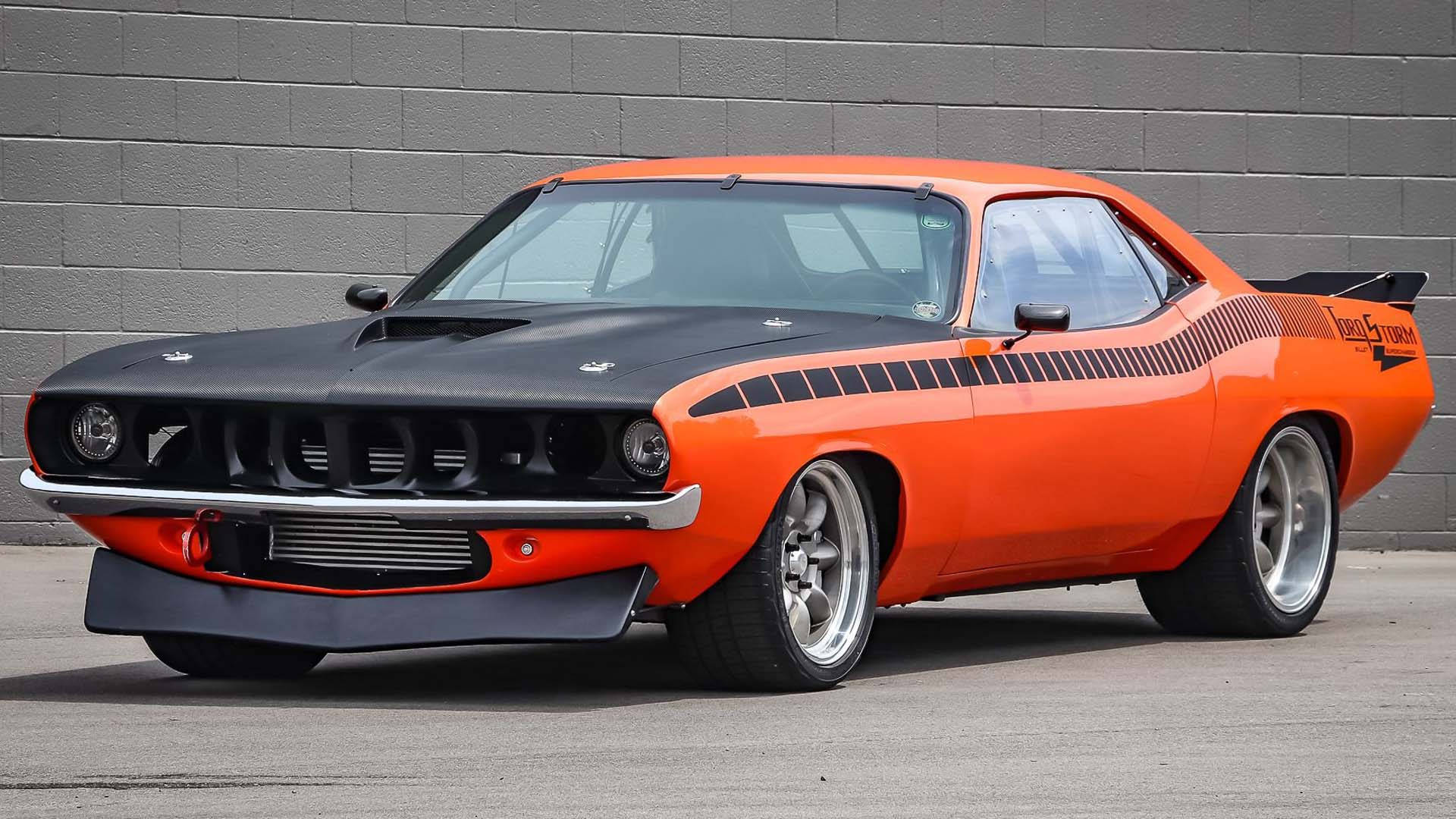 1972 Plymouth Barracuda With Matte Wrap Wallpaper