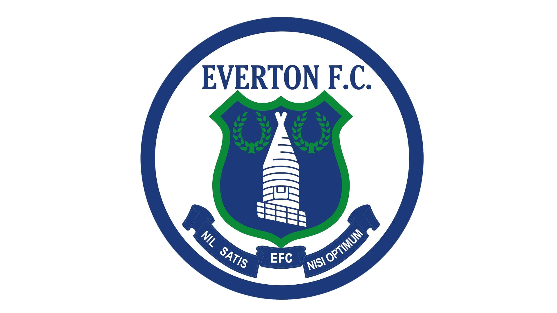 1978 Everton F.C. Emblem på en mørk blå baggrund Wallpaper