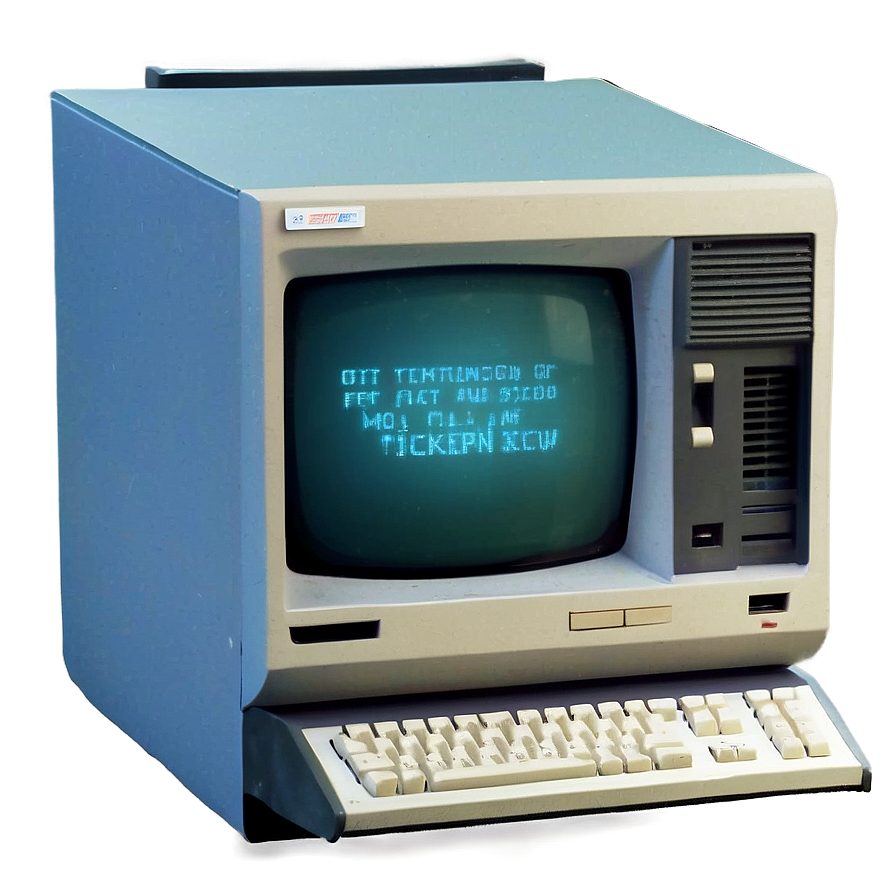 Download 1980s Computer Technology Png Plr31 | Wallpapers.com