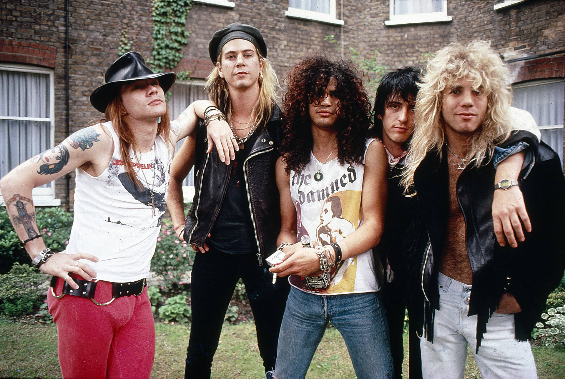 Iconic 1985 - Guns N' Roses Revolution in Metal Music Wallpaper
