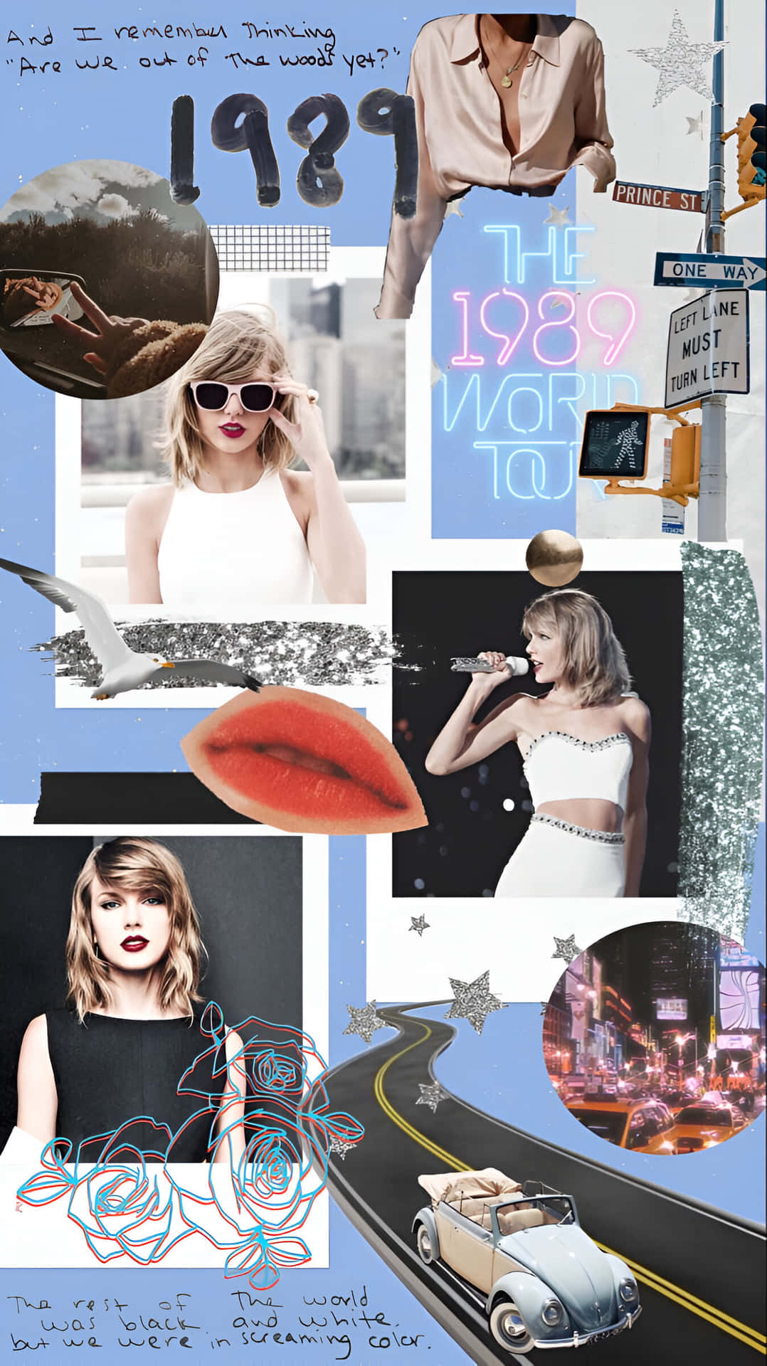 1989 Collage Taylor Swift Wallpaper