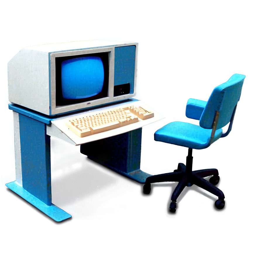 1990s Computer Workstation Png Cho56 PNG