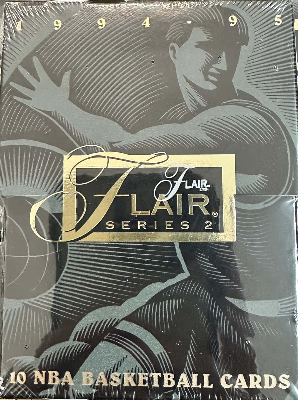 1994-1995 Flair Series2 Basketbalkaarten Pack Achtergrond