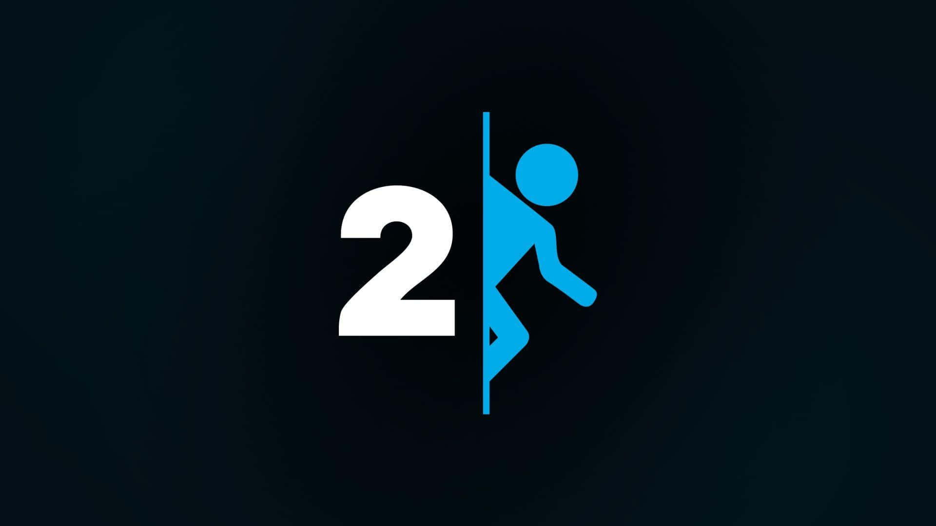 A Man Is Running Through A Door With The Number 2