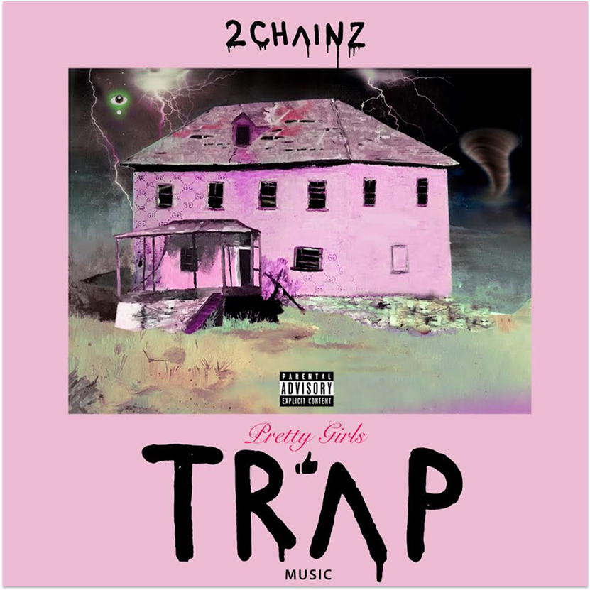 2 Chainz Pretty Girls Like Trap Music Album Cover PNG