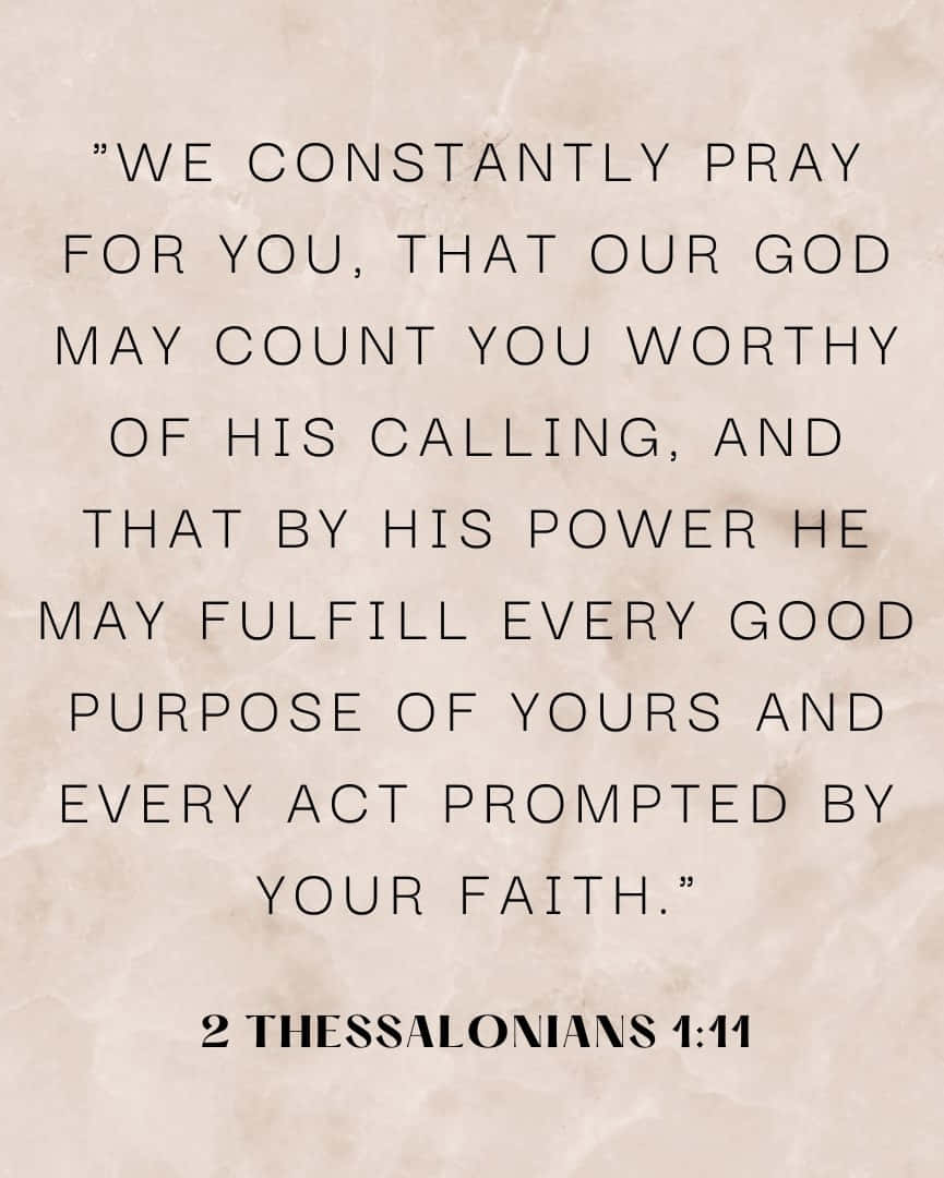 2 Thessalonians111 Bible Verse Wallpaper