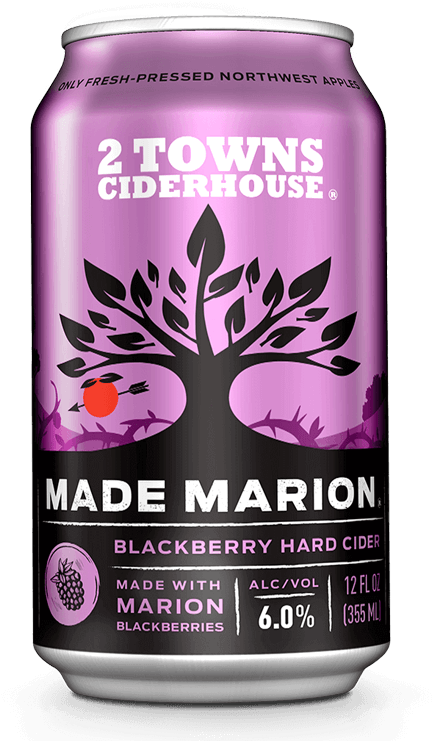 2 Towns Ciderhouse Made Marion Can PNG