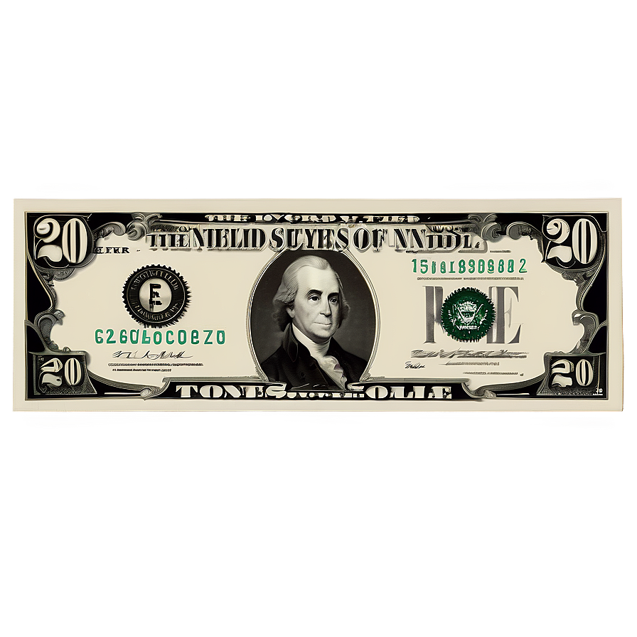 20 Dollar Bill Economic Symbol Png 80 PNG