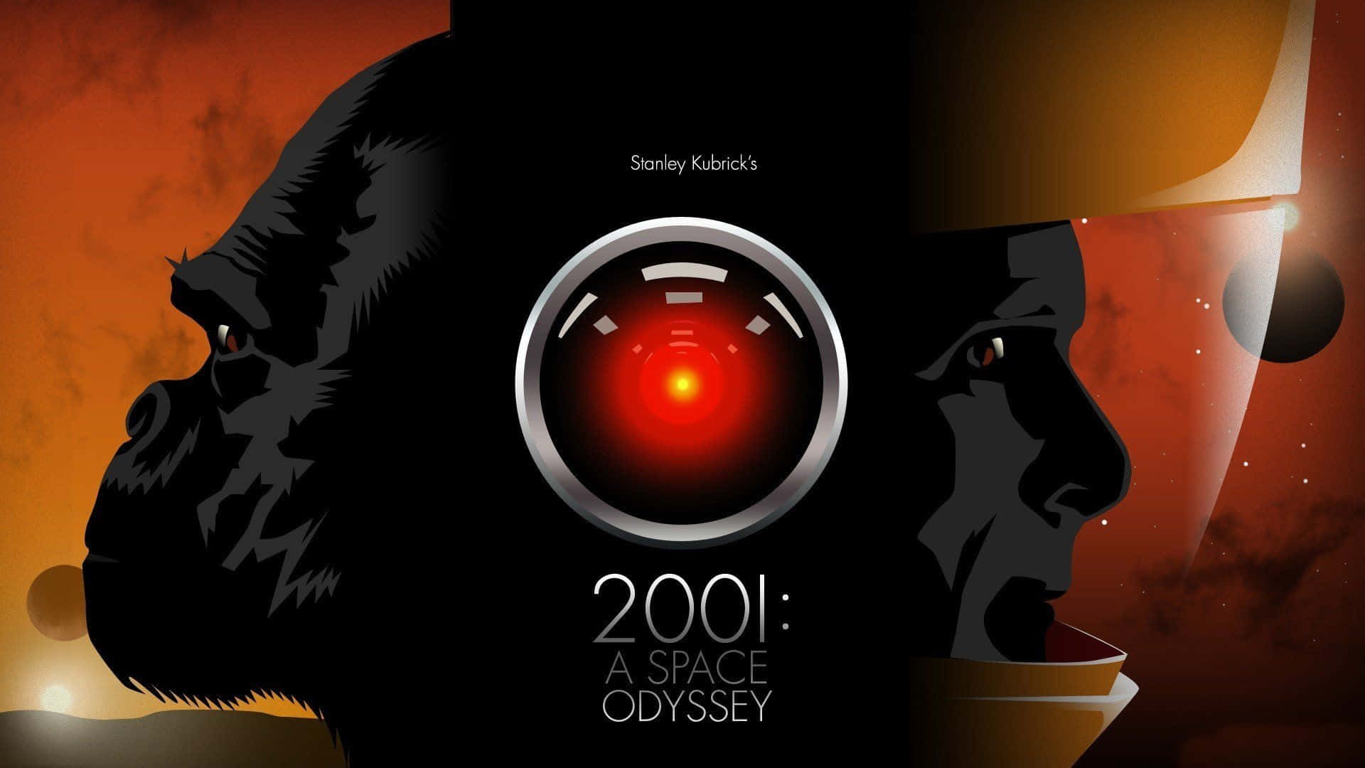 Unaescena De La Película 2001: Una Odisea Del Espacio De Stanley Kubrick Fondo de pantalla