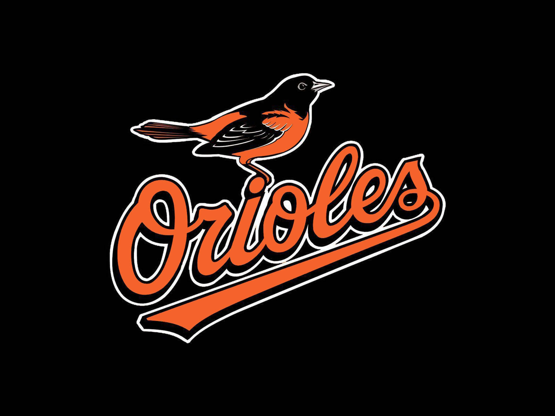 2009 Baltimora Orioles Logo Sfondo