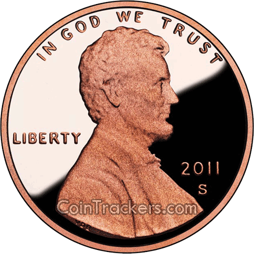 2011 S Lincoln Penny PNG